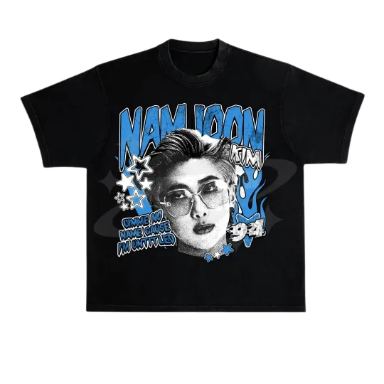 Discover Kim NamJoon Graphic Tee, RM BTS Fanmade T-Shirt