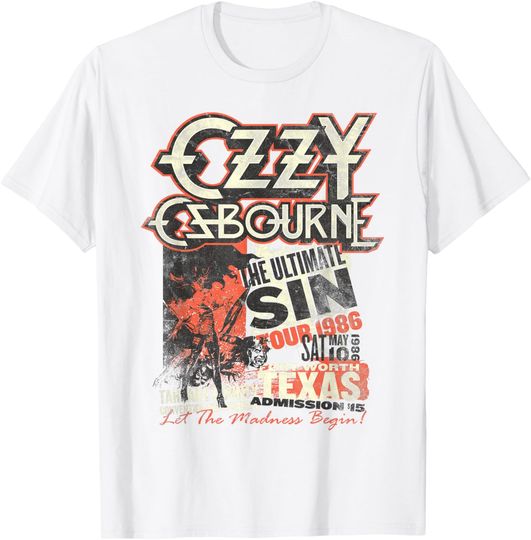 Discover The Ultimate Sin Tour T-Shirt, Black Sabbath Shirt
