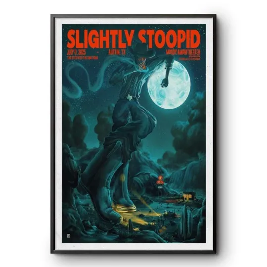Discover Poster!! Slightly Stoopid Tour Austin, TX 11 July 2025