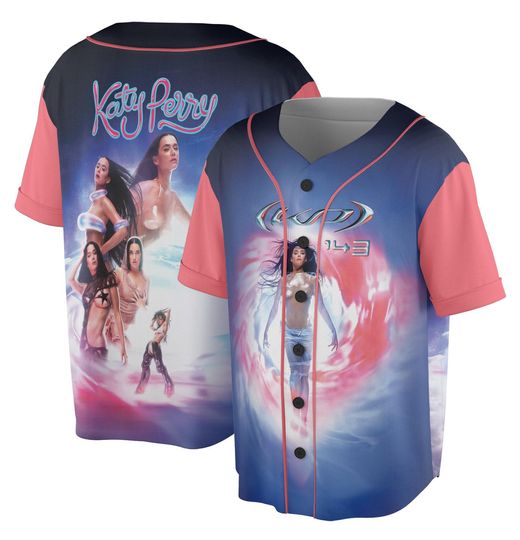Discover 2025 Katy Perry The Lifetime Tour Baseball Jersey, Katy Perry Fan Gift