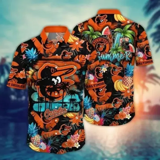 Discover Orioles Summer Paradise Hawaiian Shirt
