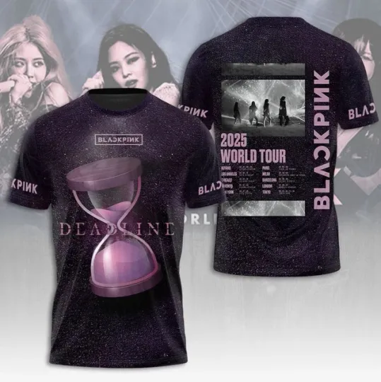 Discover 3D BLACKPINK Deadline World Tour 2025 Shirt