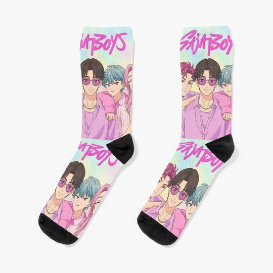 Discover Saja Boys Kpop Demon Hunters Anime Socks