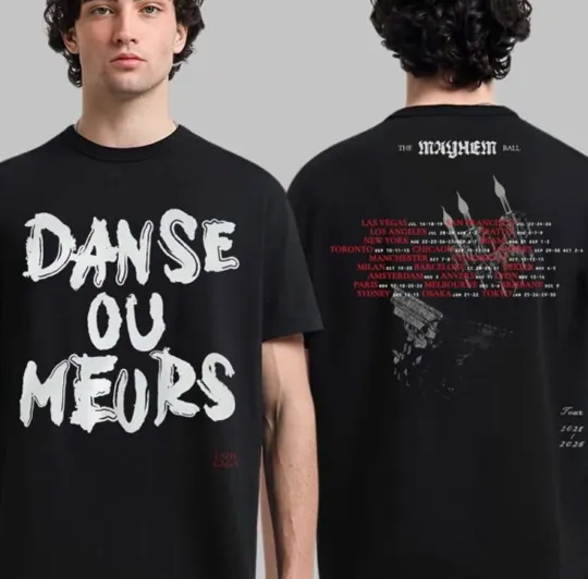 Discover Ld ga The Mayhem Ball Tour 2025 2026  T-Shirt