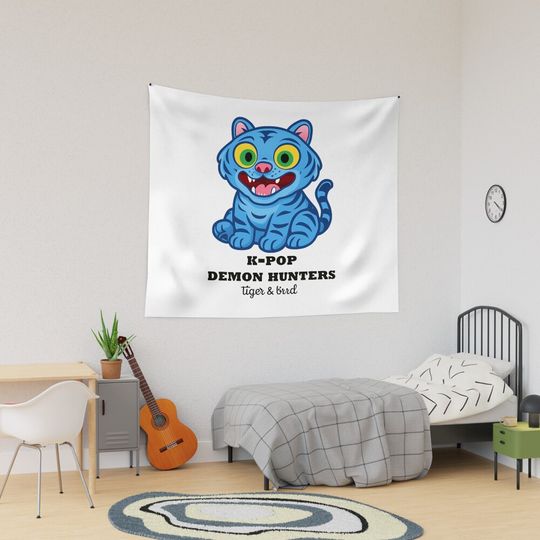 Discover derpy tiger Tapestry, Wall Decor