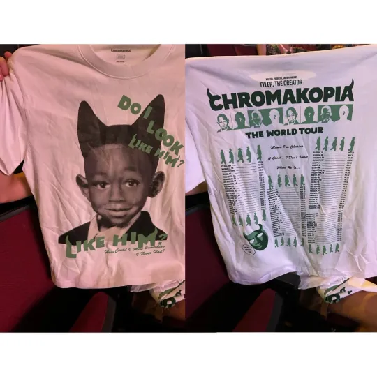 Discover Tyler, the Creator Chromakopia The World Tour 2025 T-shirt