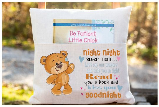 Discover Bear Night Night Pocket Pillow