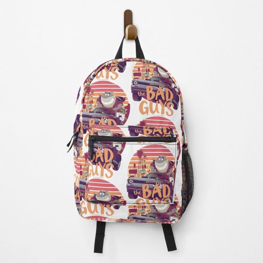 Discover Group Getaway Car Sunset Vintage Vibe Backpack