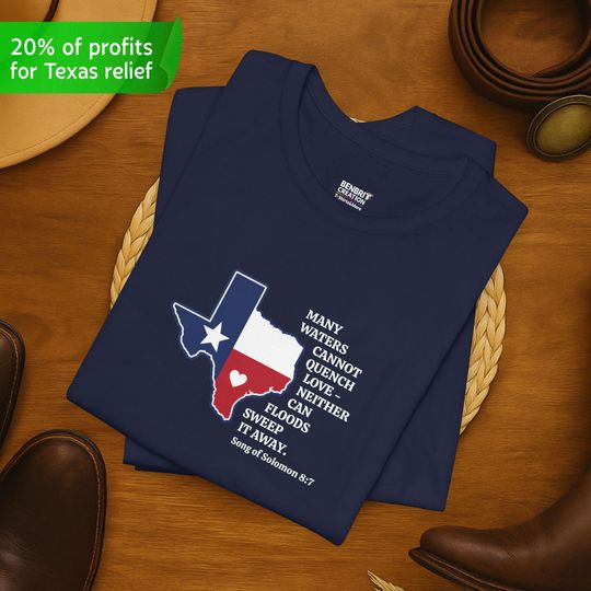 Discover Texas Flood Relief Shirt - proceeds go to charity for the Texas Hill Country