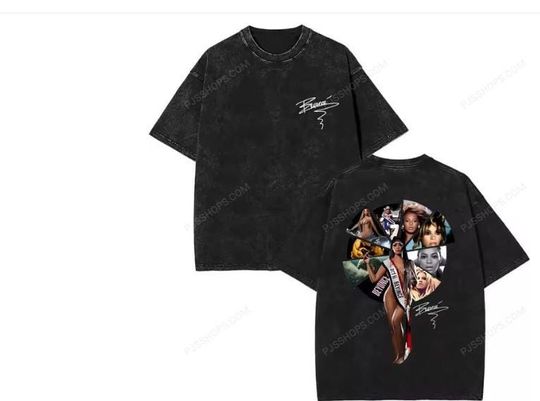Discover Washed Beyonce Texas Baddie T Shirt Vintage Oversized Streetwear Cotton Tee
