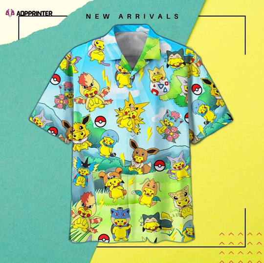 Discover Pika PKM Hawaiian Shirt