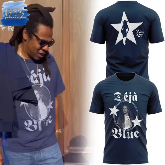 Discover Beyoncé Cowboy Carter Tour Deja Blue T-Shirt
