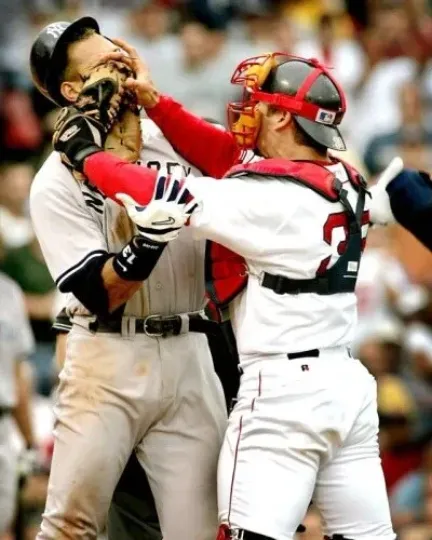 Discover Jason Varitek Alex Rodriguez Brawl Poster