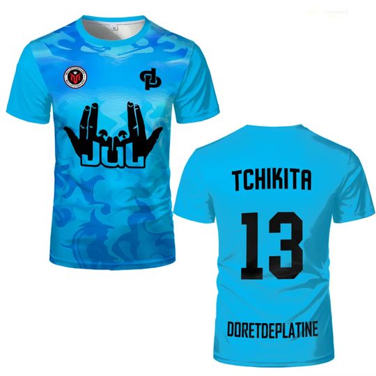 Discover 25 New Summer Maillot JUL Jersey Tchikita Youth Breathable Quick Dry Training 3D T-Shirt
