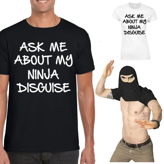 Discover Ask me about my ninja disguise t-Shirt Karate