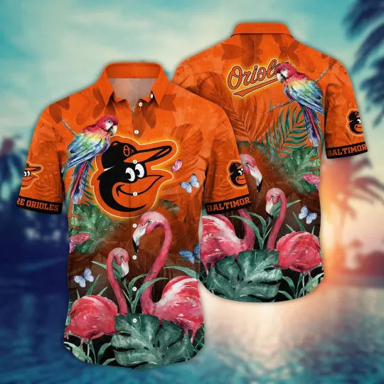 Discover Baltimore Team Orioles Hawaiian Shirt Warm Breezes Aloha Shirt