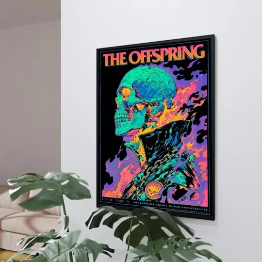 Discover  The Offspring Jul 12 2025 In Tampa FL Tour Poster