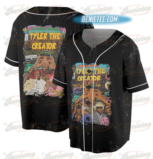 Discover Rapper Baseball Jersey, Retro & New Album Jersey, Chromakopia Rap Lover Gift