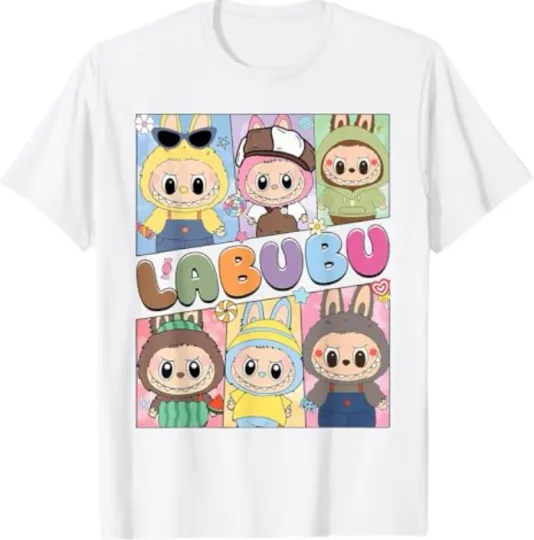 Discover Cute Labubu The Monsters T-Shirt