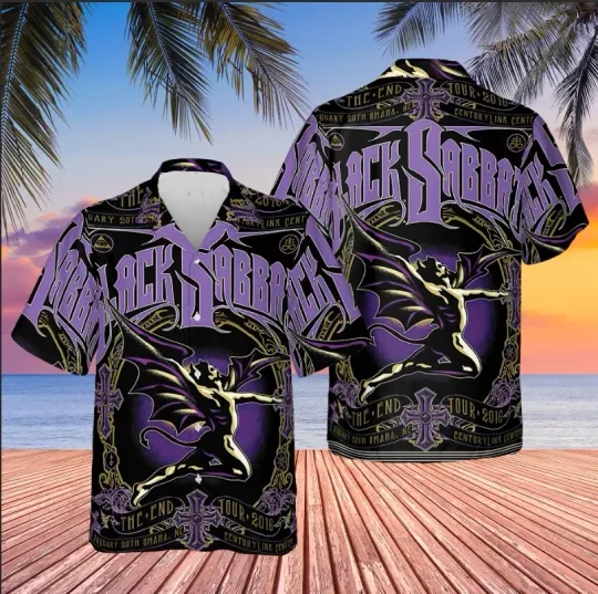 Discover BLACK SABBATH  Hawaiian Shirt