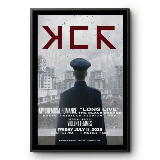 Discover My Chemical Romance 2025 North American Stadium Tour Poster