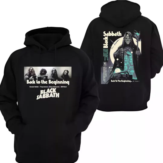 Discover BLACK SABBATH Back To The Beginning 5 July 2025 Hoodie