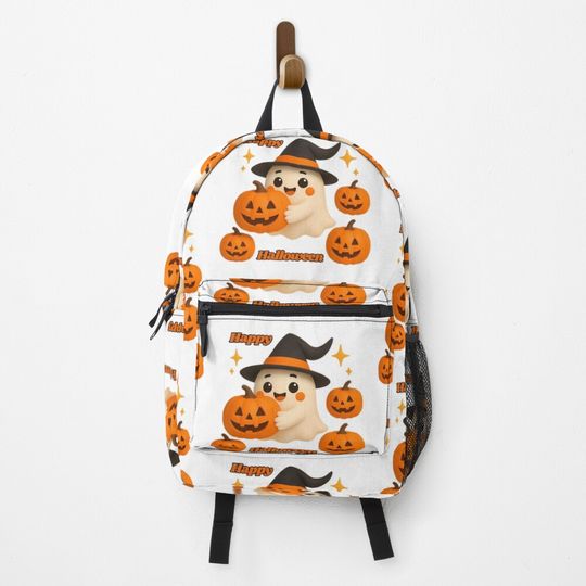 Discover Fantasmita Feliz de Halloween Backpack