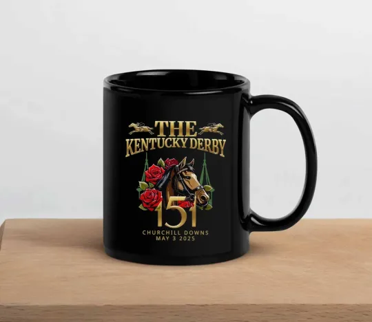 Discover The Kentucky Derby 2025 151th Churchill Downs,Derby Coffee Mug