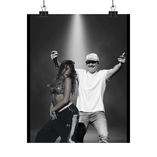 Discover Wallen Western x Tate McRae Poster, Wall Decor