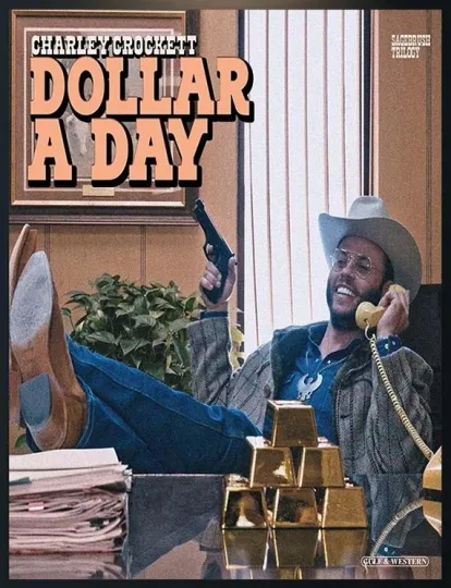Discover Charley Crockett Dollar A Day Album Cover Home Decor Poster