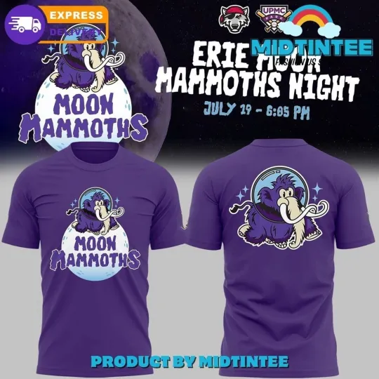 Discover Erie SeaWolve city x Erie Moon Mammoths Night 2025 Shirt