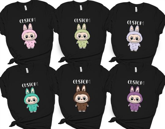 Discover Custom Name Labu Lover Monsters Halloween Christmas T-Shirt