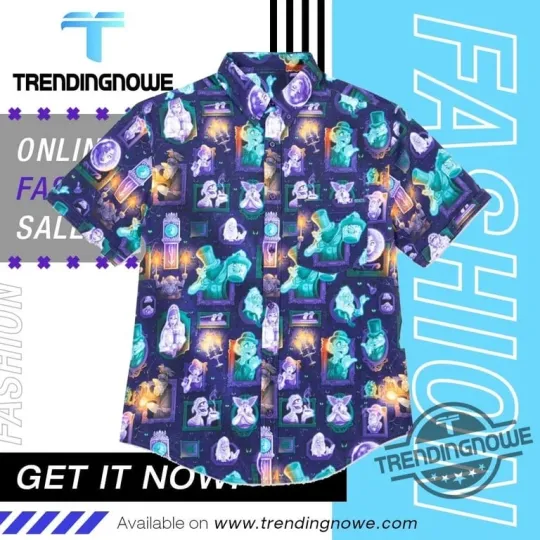 Discover Disneyyy The Hauntedd Mansionn Hawaiian Shirt