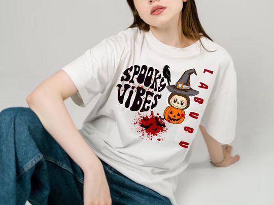 Discover Labubu Halloween T-Shirt - Kawaii Labubu Art