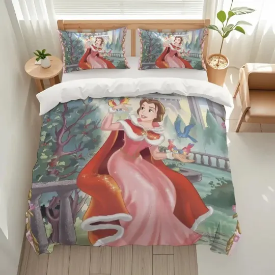 Discover Vintage Bellee Princess & Little Birds Beautyy and The Beastt Bedding Set