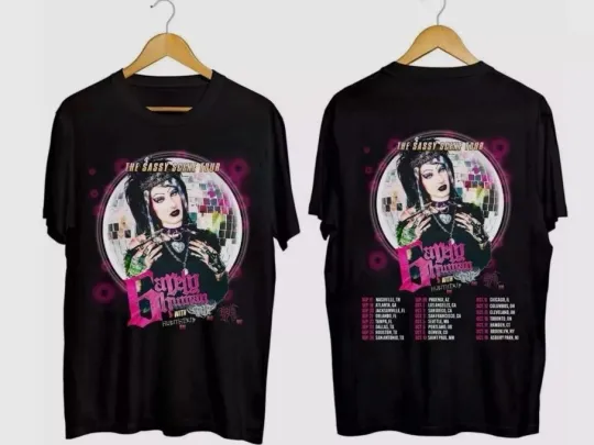 Discover 6arelyhuman - The Sassy Scene Tour 2024 Shirt