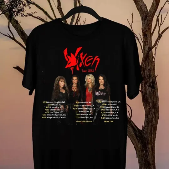 Discover Vixen Band Tour 2025 T-Shirt