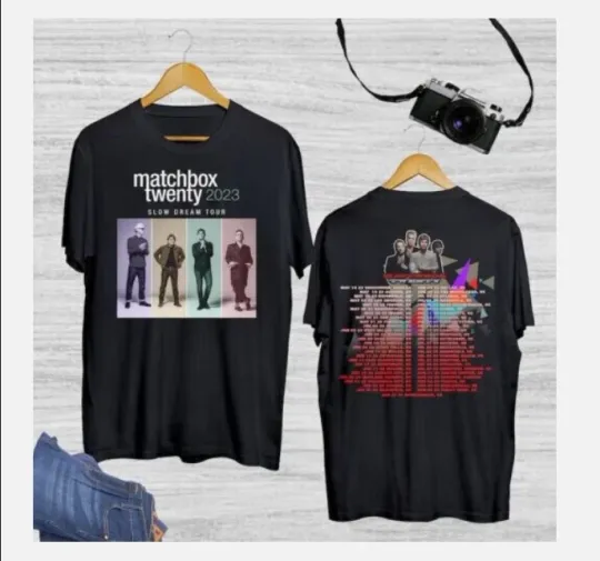 Discover Matchbox Twenty Slow Dream Tour T-shirt, size S-5XL