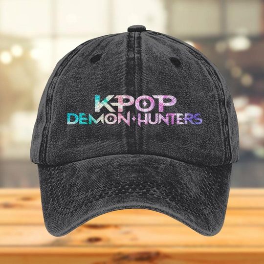 Discover Kpop Demon Hunters Cap, Derpy the Tiger And Bird Demon Hunter Baseball Cap, Korean Hat