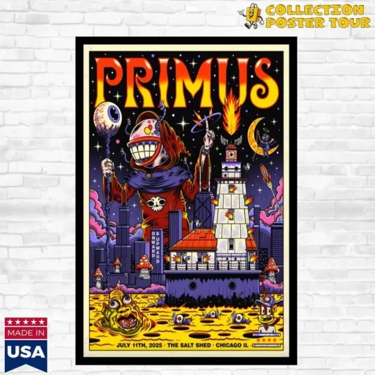 Discover Primus July 11 2025 Limited Edition Poster