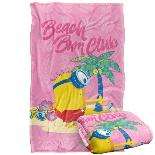 Discover Minions Beach B Carl Silky Touch Super Soft Throw Blanket