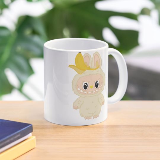 Discover Banana Labubu Monsters Coffee Mug