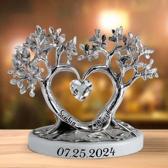 Discover Anniversary Gifts - Personalized Couple Custom Shaped Acrylic Plaque