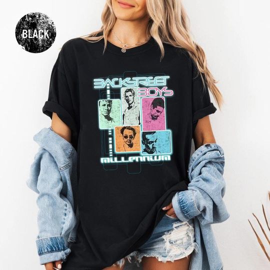 Discover Backstreet Boys Millennium Tour Music Vintage Shirt, Backstreet Fan Merch Gift
