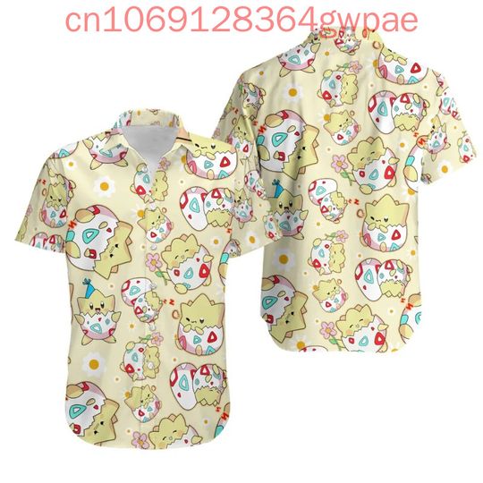 Discover PKM Togepi Short Sleeve Hawaiian Shirts