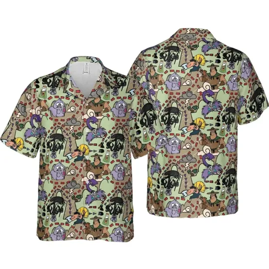 Discover The Emperor’s Hawaiian Button Down Shirt Unisex Adults S-5xl 3D