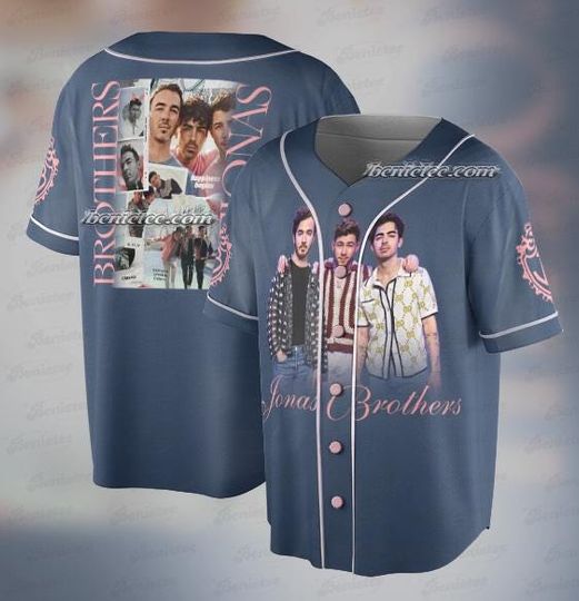 Discover Jonas Bros 20th Annivesary Tour 2025 Jersey, Living The Dream Tour 2025 Baseball Jersey