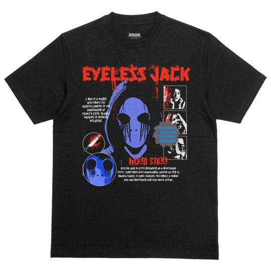 Discover Eyeless Jack Shirt, Creepypasta Shirt, Horror Shirt