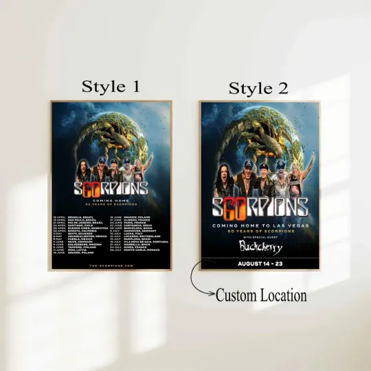 Discover Scorpions Coming Home 60 Years Of Scorpions 2025 Poster