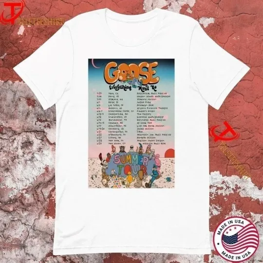 Discover Goose Everything Must Go Summer Tour 2025 T-Shirt